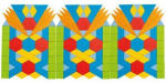 Goki Goki Skládací puzzle - geometrické tvary