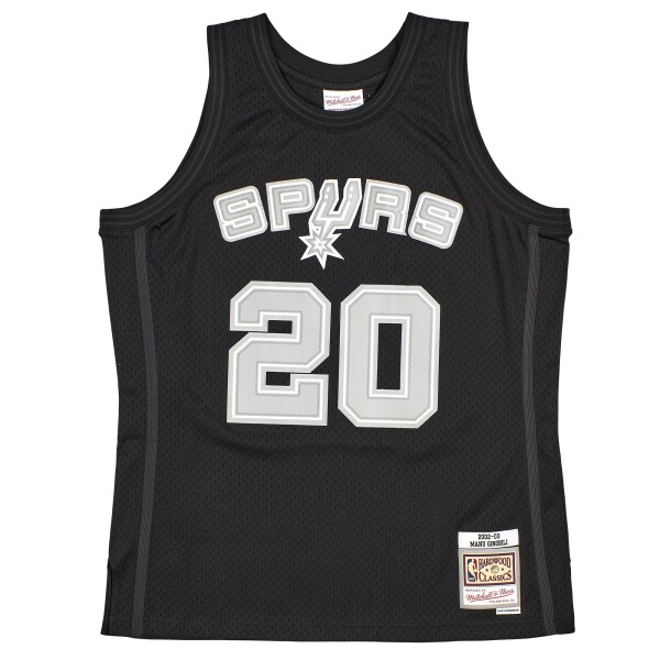 Mitchell & Ness Pánský dres San Antonio Spurs NBA Manu Ginobili #20 Black Swingman Velikost: S