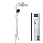 GROHE - Vitalio Comfort Sprchový set bez baterie, 25x25 cm, 2 proudy, chrom 26986001