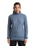 ICEBREAKER Wmns Merino 400 RealFleece Grid Pulover Hood, Dawn (vzorek) velikost: S