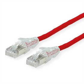 Secomp 21.05.0551 RJ45 síťové kabely, propojovací kabely CAT 6A S/FTP 5.00 m červená (jasná) dvoužilový stíněný, bez halogenů, samozhášecí 1 ks