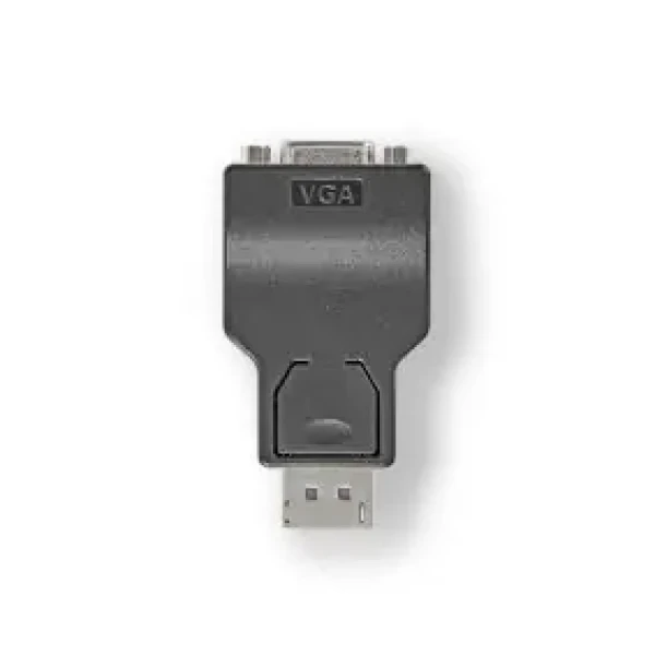 Nedis Adaptér DisplayPort (M) - VGA zásuvka černá / poniklovaný (CCGB37935BK)