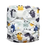 GaGa's Látková plena AIO Ovečky na suchý zip (8594197442252)