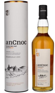 AnCnoc Whisky 12y 40% 0,7 l (tuba)