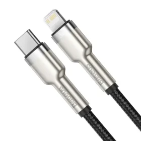 Baseus CATLJK-01 Kabel USB-C (M) - Lightning (M) 0.25 m černá / 20W (CATLJK-01)