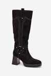 Kozačky na podpatku model 216796 Step in style 40