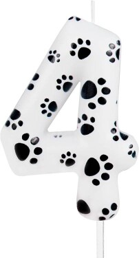 Dortisimo Svíčka s tlapičkami číslo 4