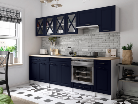 FRONTI Kuchyňská linka GERTRID 260cm - Marine blue
