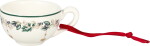 GREEN GATE Porcelánová vánoční ozdoba Joanni White – set 4 ks, multi barva, porcelán