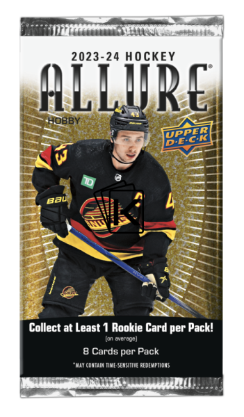 Hokejové karty NHL 2023-24 Upper Deck Allure Hobby Balíček