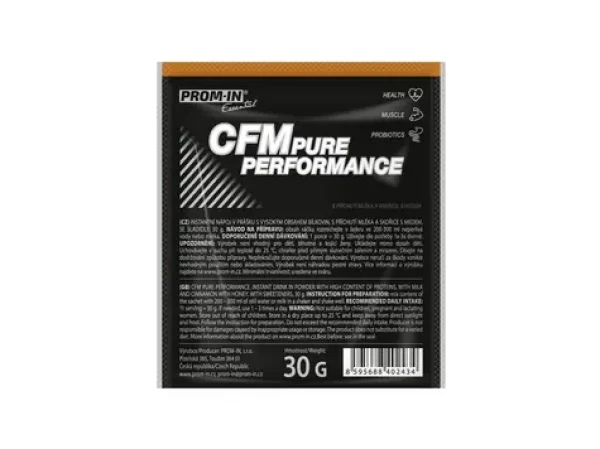 Prom-In CFM Pure Performance 30 g mléko s medem a skořicí (17118)