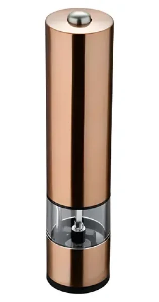 Bergner Elektrický mlýnek na sůl a pepř Copper / Mlýnek na koření / výška 22 cm / elektrický (BG-48522-CP)