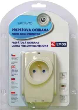 GP MET Přepěťová ochrana 1 zásuvka / Přepěťová ochrana / 918 J / LED indikátor / 16 A (1909010000)