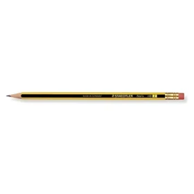 STAEDTLER Noris HB / Grafitová tužka / 12 ks / Nelámavá tuha / S gumou (122-HB)