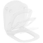 IDEAL STANDARD - Tesi Závěsné WC se sedátkem SoftClose, Rimless, bílá T355101
