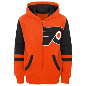 Outerstuff Dětská Mikina Philadelphia Flyers Faceoff Colorblocked Fleece Full-Zip Velikost: Dětské let)