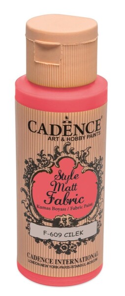 Textilní barva Cadence Style Matt Fabric - miminkovská růžová / 50 ml