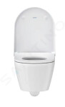 DURAVIT - D-Neo Závěsné WC se sedátkem SoftClose, Rimless, bílá 45880900A1