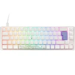 Ducky One 3 Classic Cherry MX-Clear bílá / herní klávesnice / podsvícená / mechanická / drátová USB-C / DE (DKON2167ST-WDEPDPWWWSC1)
