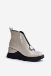 Boty na klínovém podpatku model 201015 Step in style 37