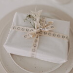 Eulenschnitt Bavlněná stuha Smileys – 5 m, krémová barva, textil