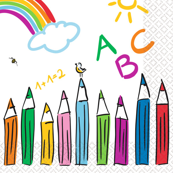 Abeceda ubrousky 20 ks 33 cm x 33 cm Abeceda ubrousky 20 ks 33 cm x 33 cm