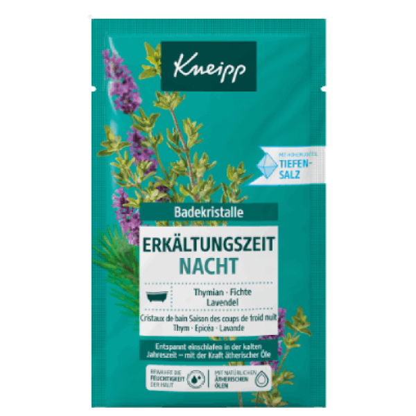 Sůl do koupele Erkaltungzeit Nacht