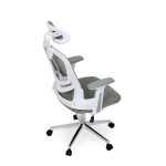 Kancelářská židle, houpací mechanismus, šedá, KA-K2031 GREY