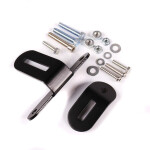 Opěrka řidiče, diamant, pro Harley Davidson touring 1997-2021, černá