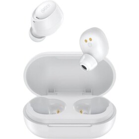 QCY T27 bílá / Bezdrátová sluchátka / mikrofon / Bluetooth 5.3 / IPX4 / s dobíjecím boxem (T27 white)