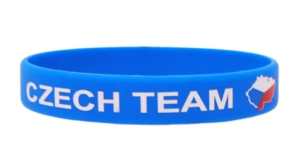 SPORTTEAM Náramek silikon ČR 2 (4891223096187)