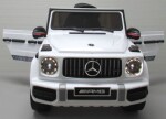 Mamido Elektrické autíčko Mercedes G63 bílé