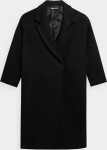 Dámský oversize kabát Outhorn OTHAW22TCOUF003 černá Černá L