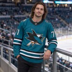 Fanatics Pánský dres San Jose Sharks NHL Macklin Celebrini #71 Breakaway Alternate Jersey Velikost: XL, Distribuce: USA