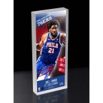 Obraz Philadelphia 76ers NBA Joel Embiid Player Ticket 3D Block Art