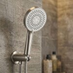 REA - Sprchová hlavice JS-019 BRUSH NICKLE REA-07056