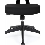 Kancelářská židle, houpací mechanismus, černá, KA-K2080 BK