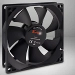 Inter-Tech F-92-S černá / Ventilátor / 92x92x25 mm / 1500 ot/min / 24 dB / 3pin (88885180)