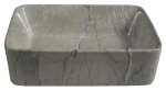SAPHO - DALMA keramické umyvadlo na desku, 48x38 cm, grigio 513