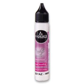 Tekuté perly Cadence - bílá / 25 ml