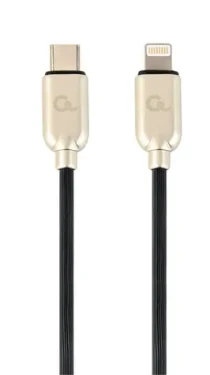 Gembird CC-USB2PD18-CM8PM-1M Datový a nabíjecí, USB Type-C, USB 8-Pin, 1m, černý