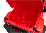 Mamido Elektrické autíčko Jeep Rubicon 24 V 2x200 W červené