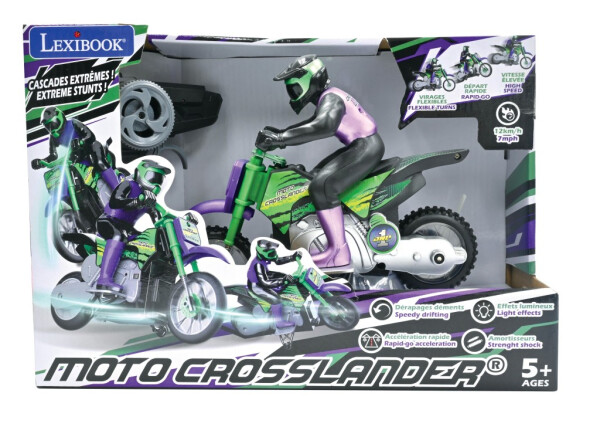 Lexibook motorka na dálkové ovládání se světelenými efekty - Alltoys Lexibook