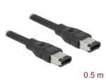 Delock Kabel FireWire 6 pin samec 6 pin samec 0,5 m (83273)