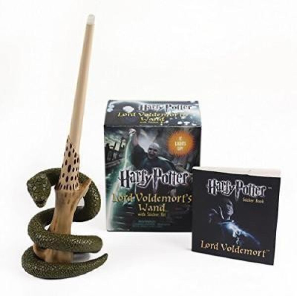 Harry Potter Voldemort´s Wand with Sticker Kit : Lights Up! - Press Running