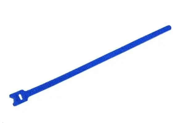 Velcro Stahovací páska 13 mm modrá / Stahovací páska / suchý zip / 20 cm / 25 ks (VEL-OW64303)
