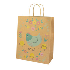 Dárková taška velká - Slepička s kuřátky (26 × 12,7 × 32,4 cm) - Albi