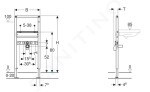 GEBERIT Duofix pro umyvadlo, výška 111.430.00.1