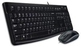 Logitech Desktop MK120 FR / Klávesnice a myš / FR verze / USB / Černá (920-002539)