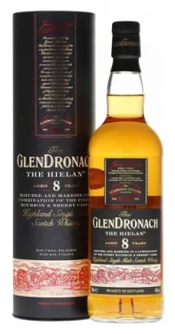 GLENDRONACH Whisky the Hielan 8 YO / Single malt / 46 % obj. / 0,7 l / Dárková krabička s tubou (5060399681230)
